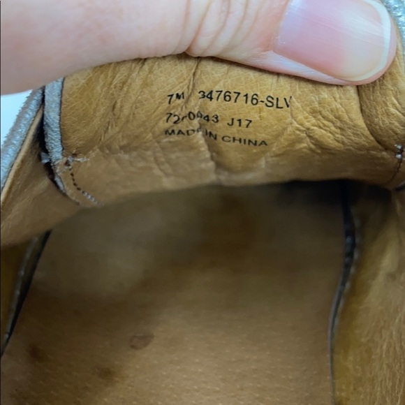 Frye Leather Zip Mules - Lena silver - Picture 9 of 9